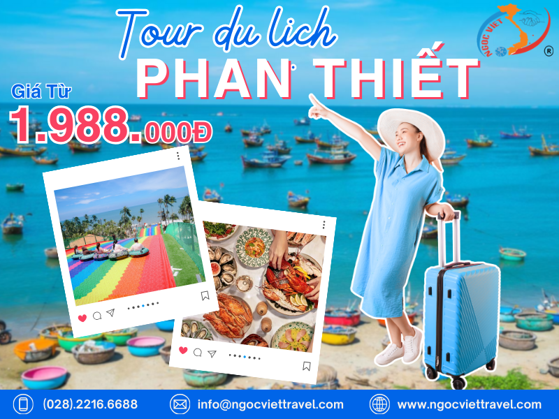 TOUR PHAN THIẾT, TẾT ẤT TỴ 2025 - RESORT 3,4* - BUFFET HẢI SẢN NƯỚNG + LẨU