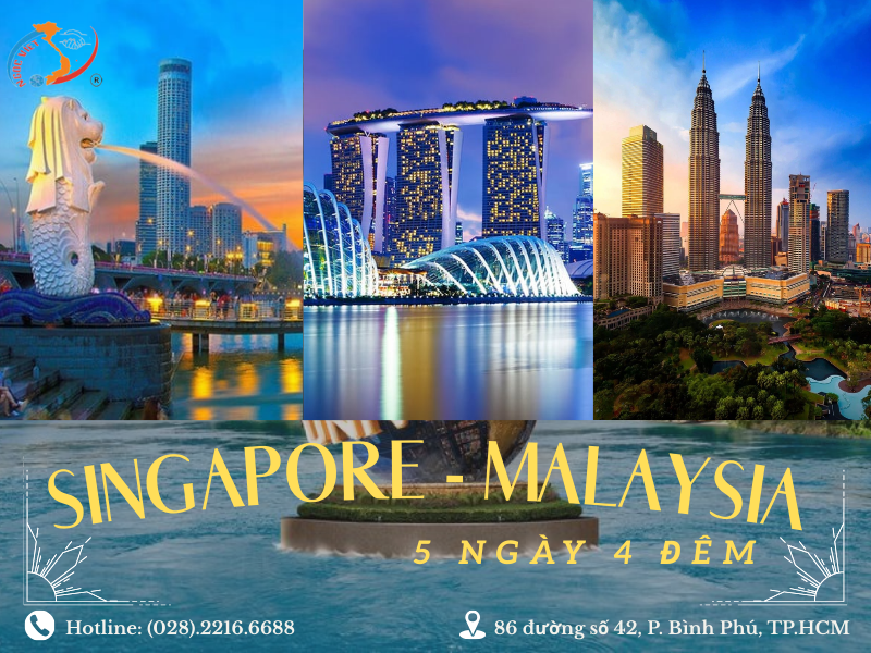 SINGAPORE - MALAYSIA - 5N4Đ - BAY VIETNAM AIRLINES